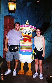 Me and Terri with Donald Duck